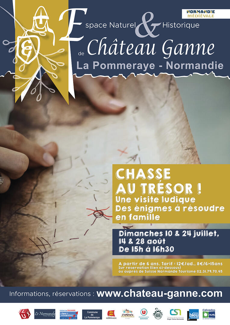 affiche chasses au trésor