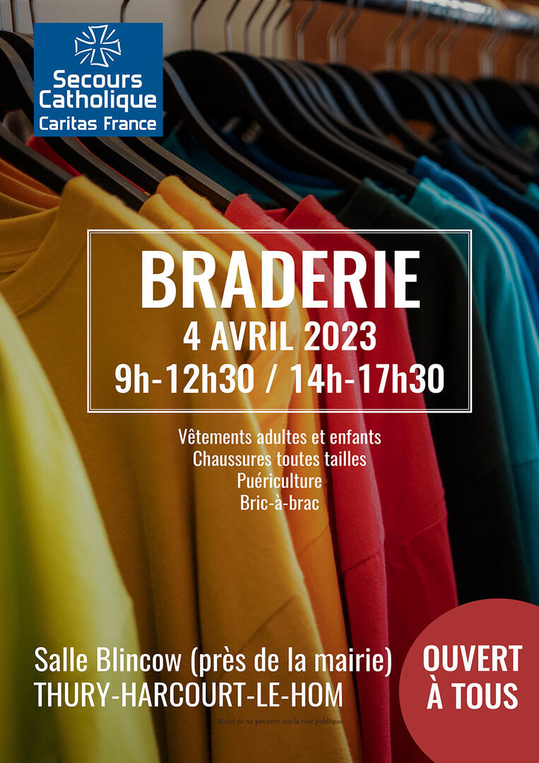 braderie Secours catholique 2023