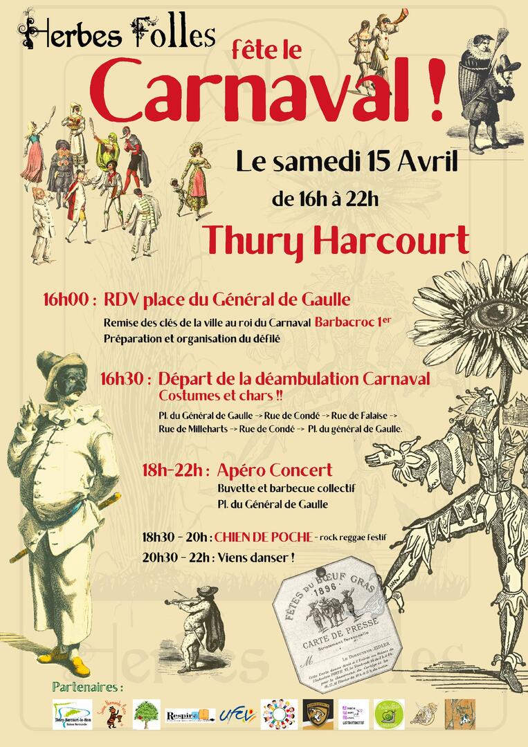 carnaval programme 15 avril 2023