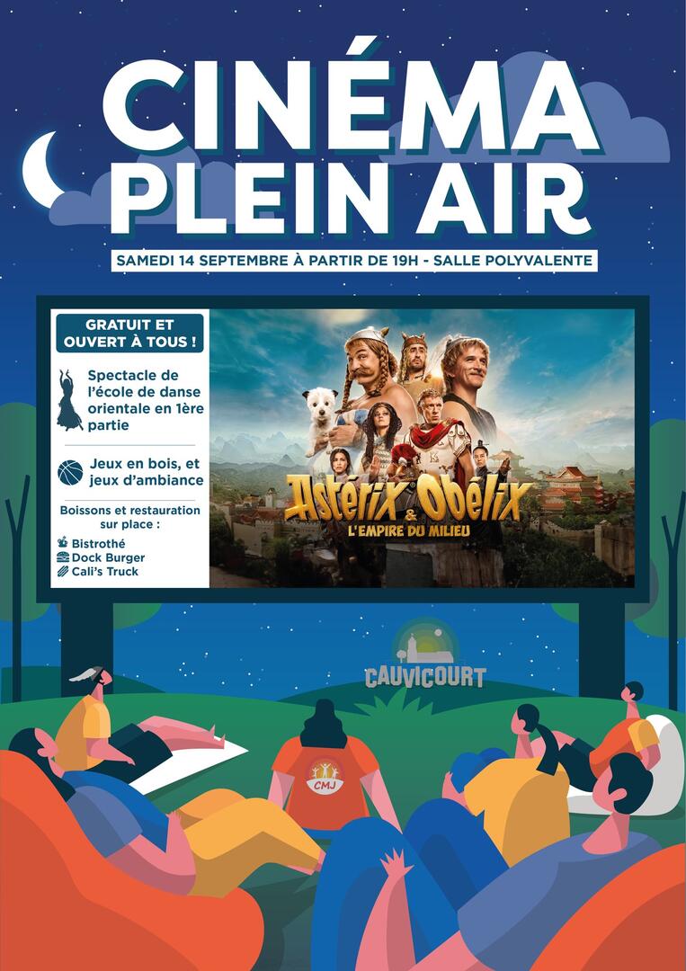 cinéma en plein air à Cauvicourt