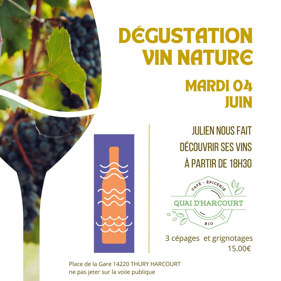 dégustation vin nature