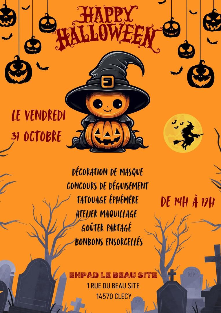 ehpad clecy halloween