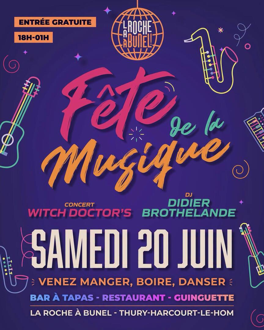 fête musique Roche à Bunel