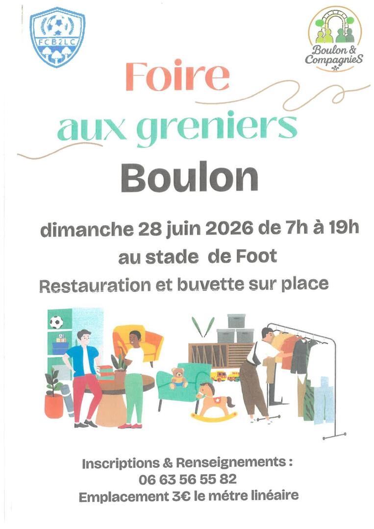 foire aux greniers boulon