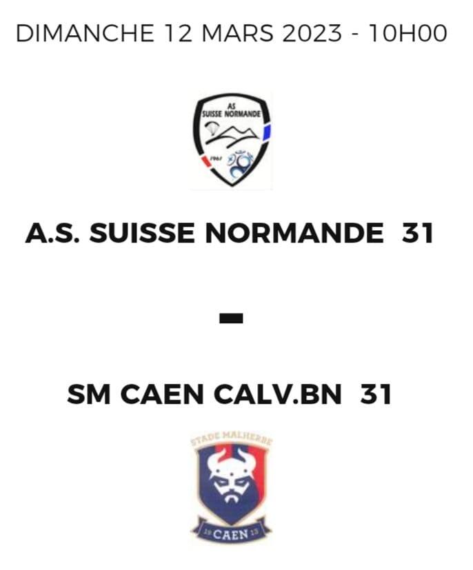 foot Clécy 12 mars