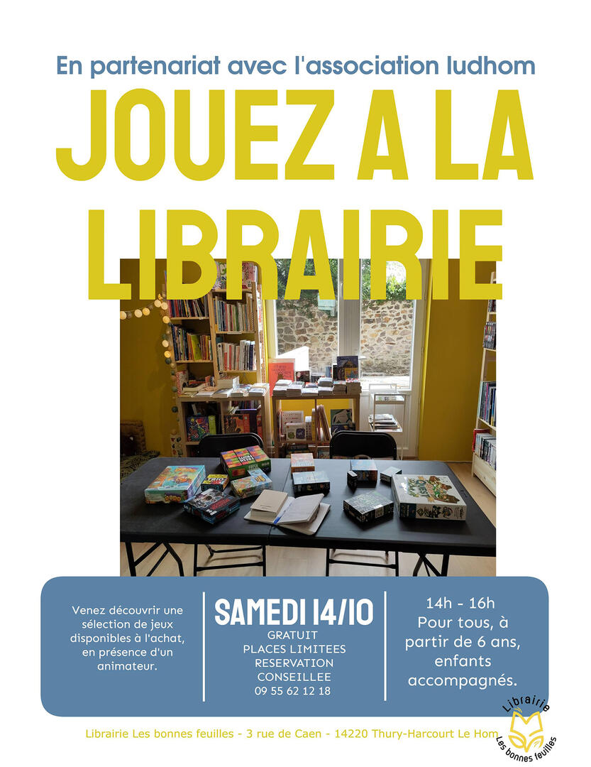 jouez librairie