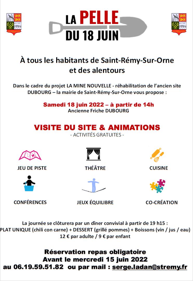 la pelle du 18 juin ©Saint Rémy sur Orne