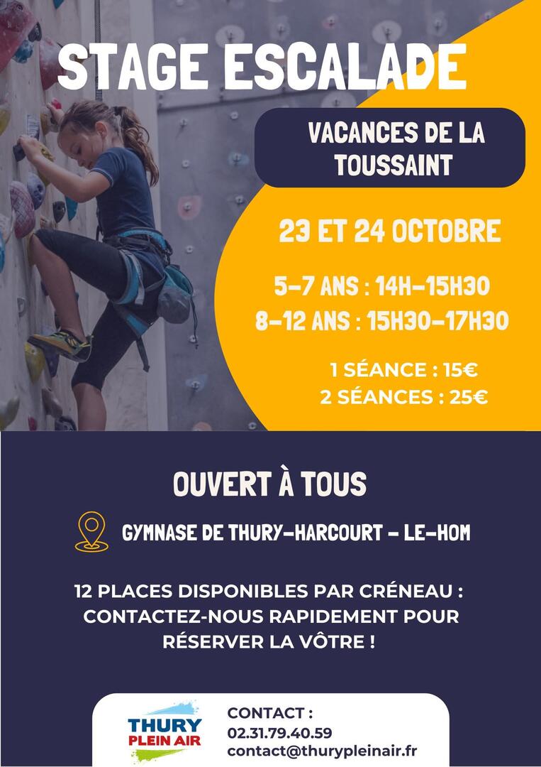stage escalade