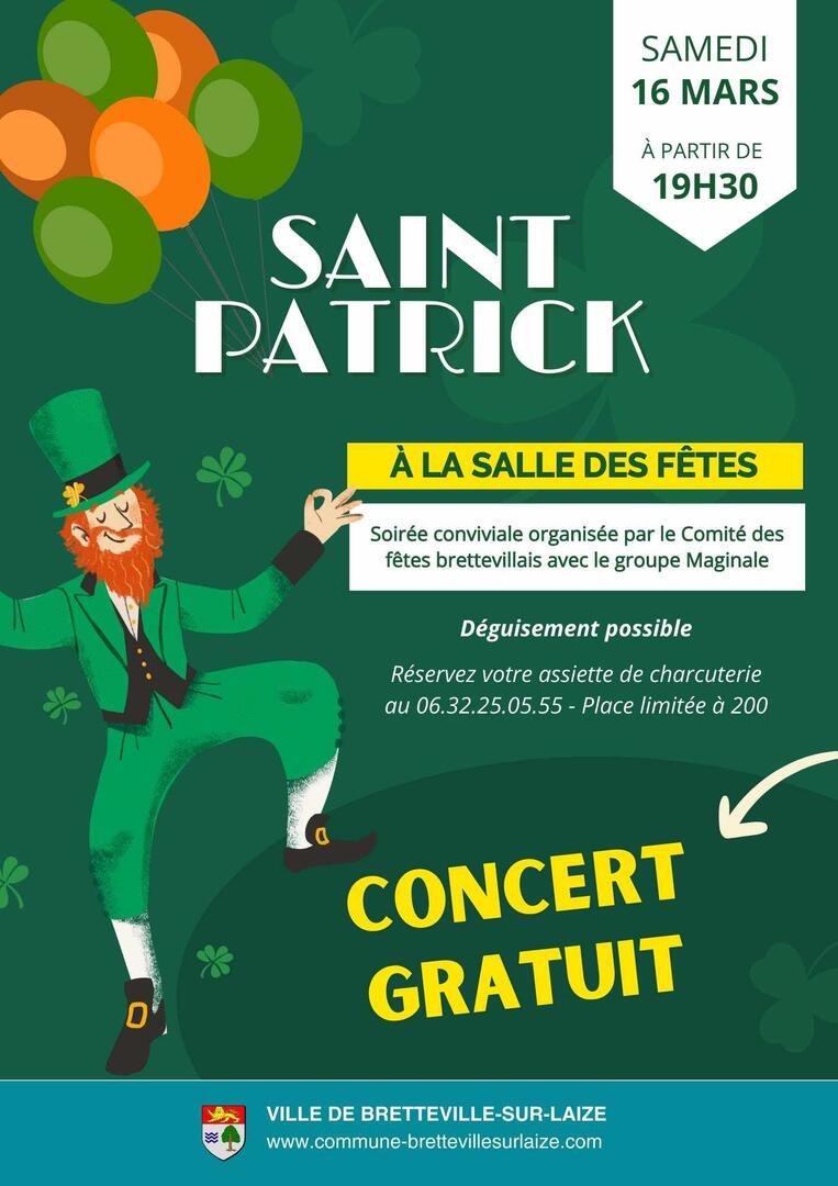 saint patrick Bretteville sur Laize 2024