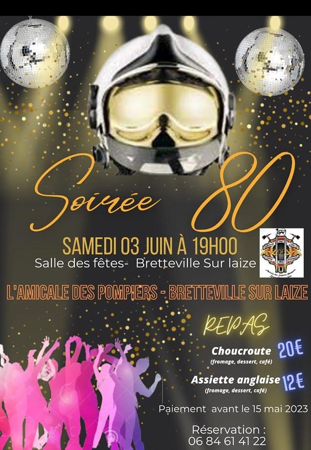 soirée 80 Bretteville sur Laize
