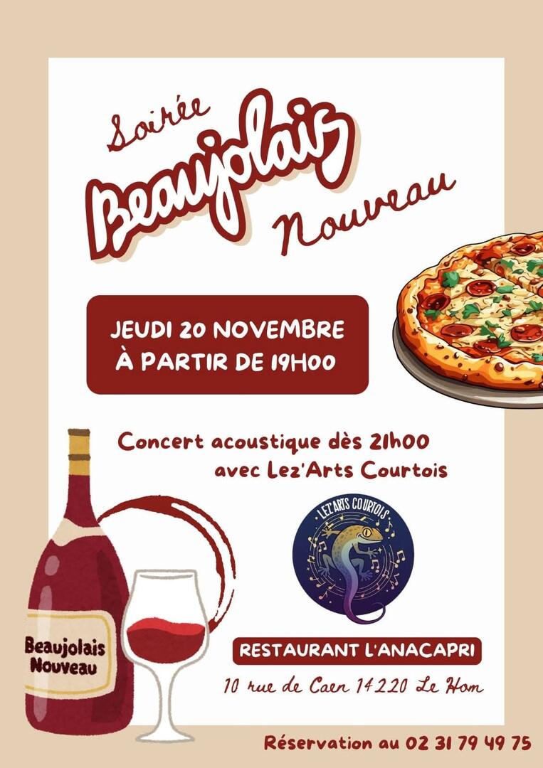 soiree beaujolais Anacapri