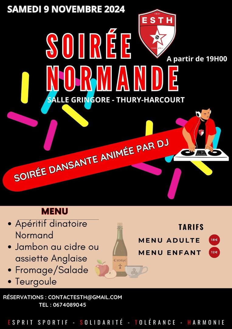 soirée normande ESTH