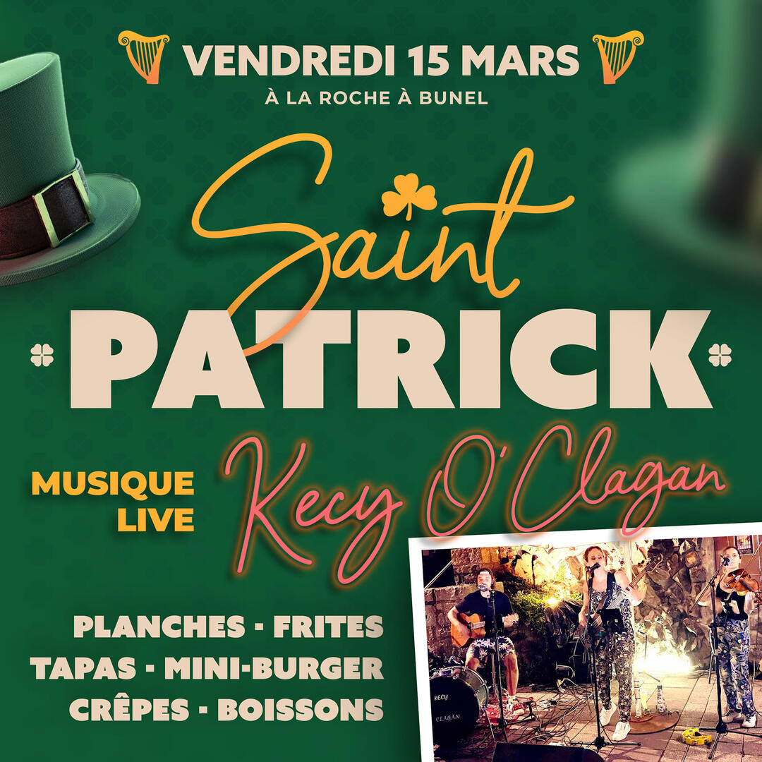 soirée st patrick roche a bunel
