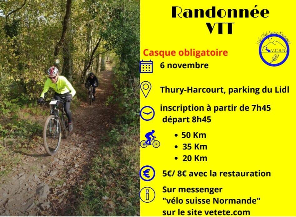 sortie VTT vélo Suisse Normande