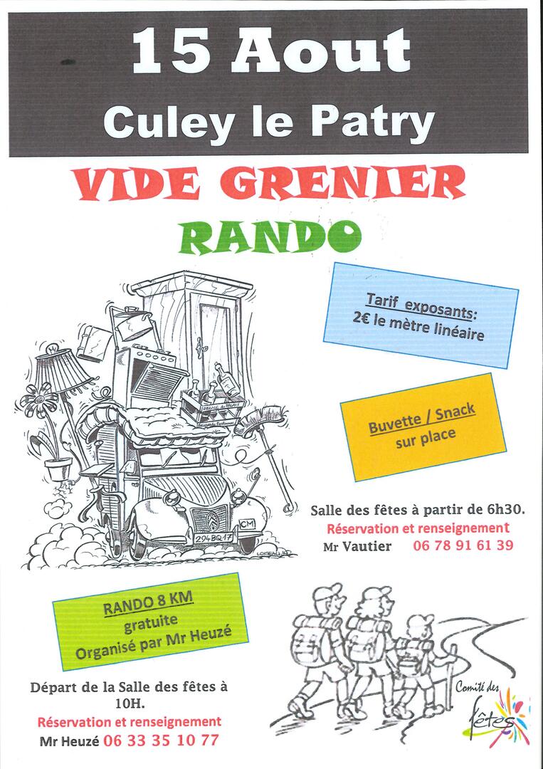 vide grenier 2023 Culey le Patry