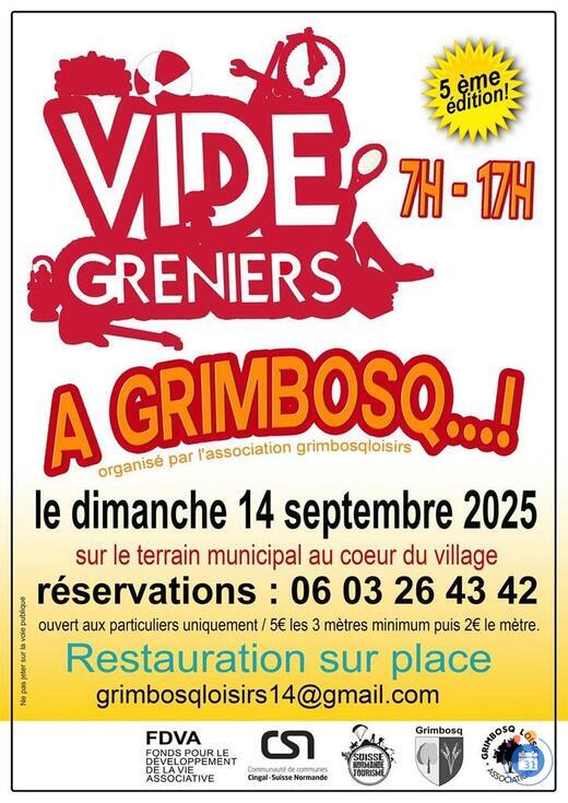vide grenier Grimbosq
