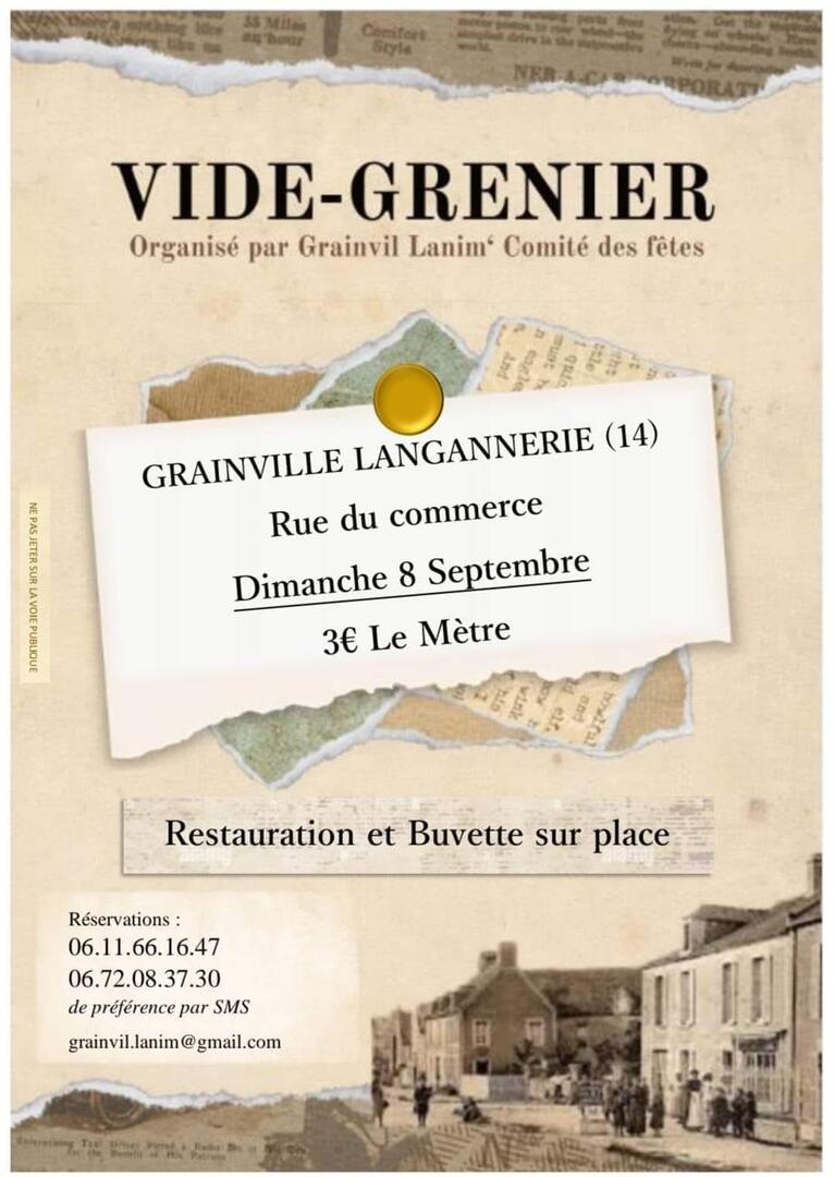vide grenier grainville