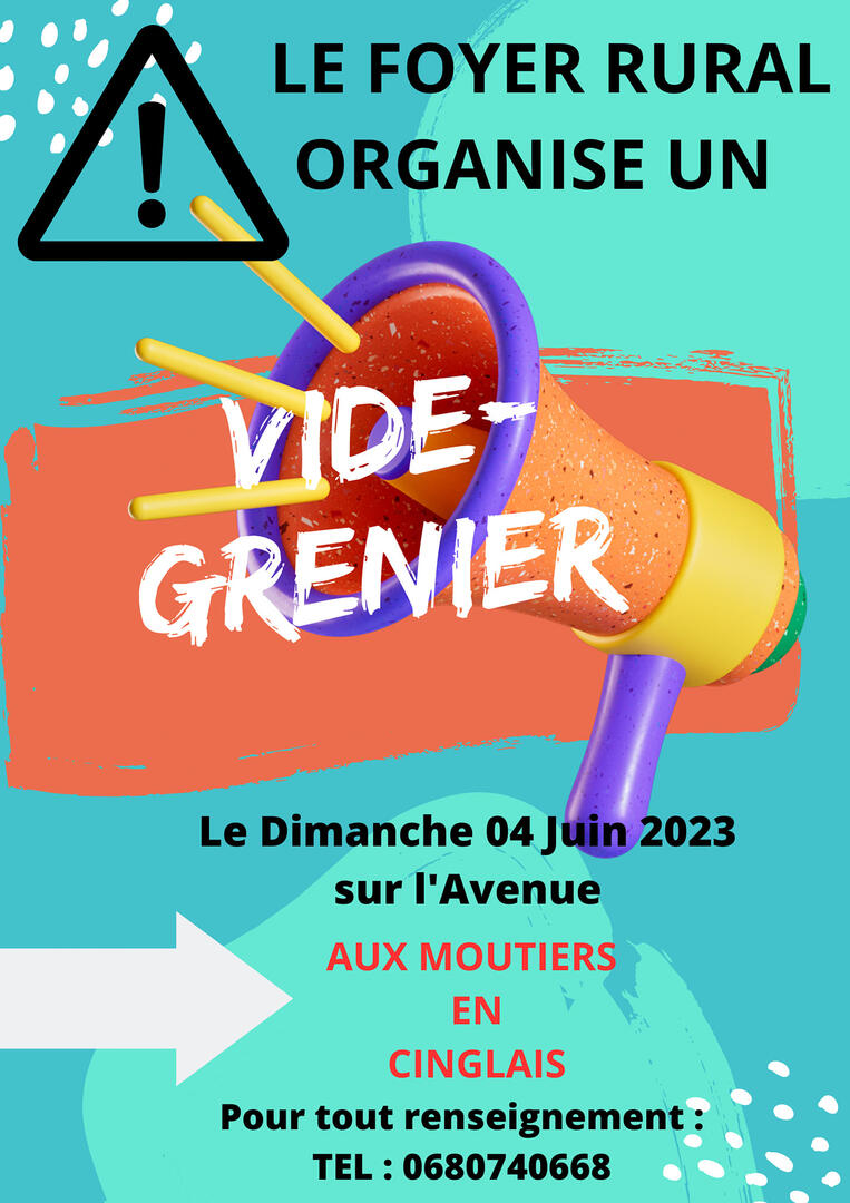 vide grenier moutiers