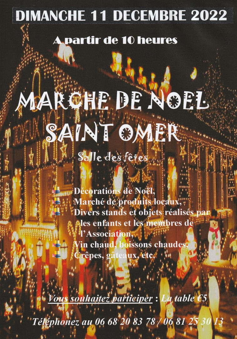 Marché de Noël à Saint Omer