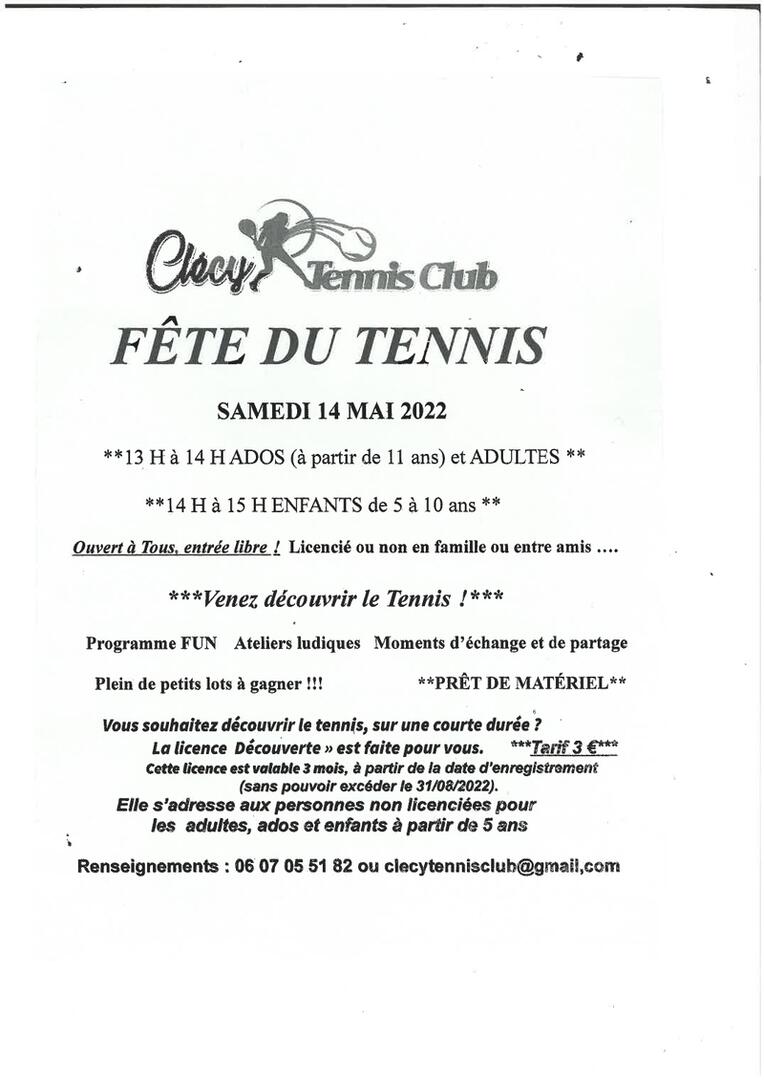 Fête du Tennis