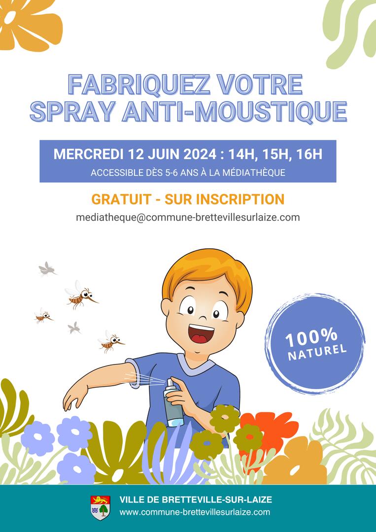 Affiche Atelier Anti-moustique