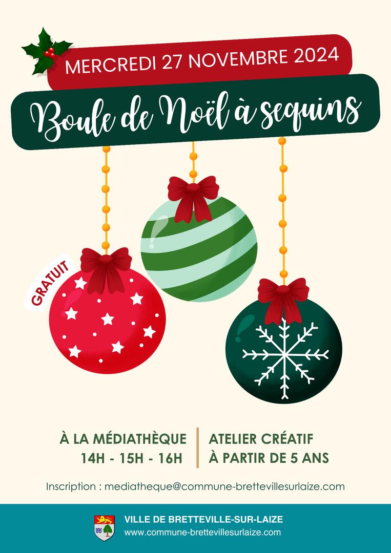 2024-11-27_BSL_Affiche_Atelier-boule-de-noel-sequins - 1