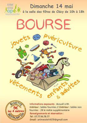 Affiche Bourse aux jouets Clécy