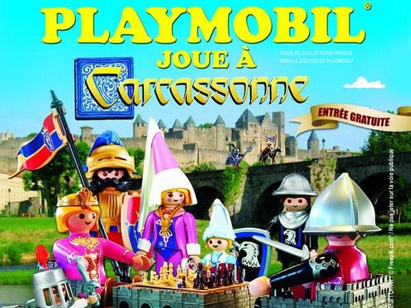 Playmobil joue a carcassonne