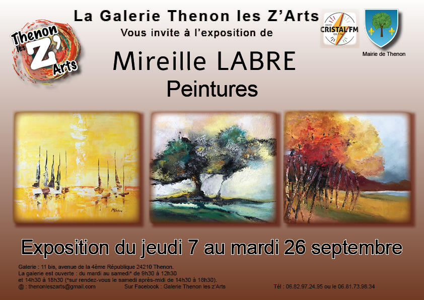 Mireille LABRE Affiche septembre 2023