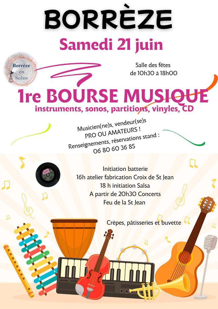 Borrèze bourse musique 21 juin 2025
