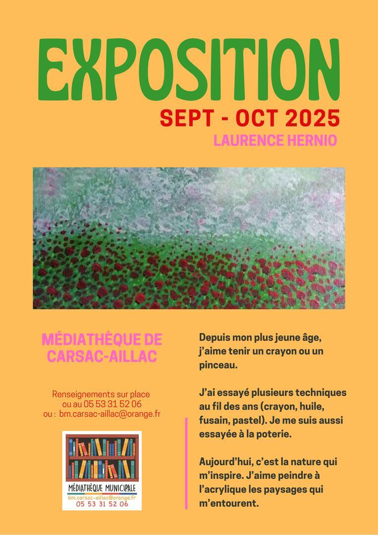 EXPO PEINTURE lorence hernio