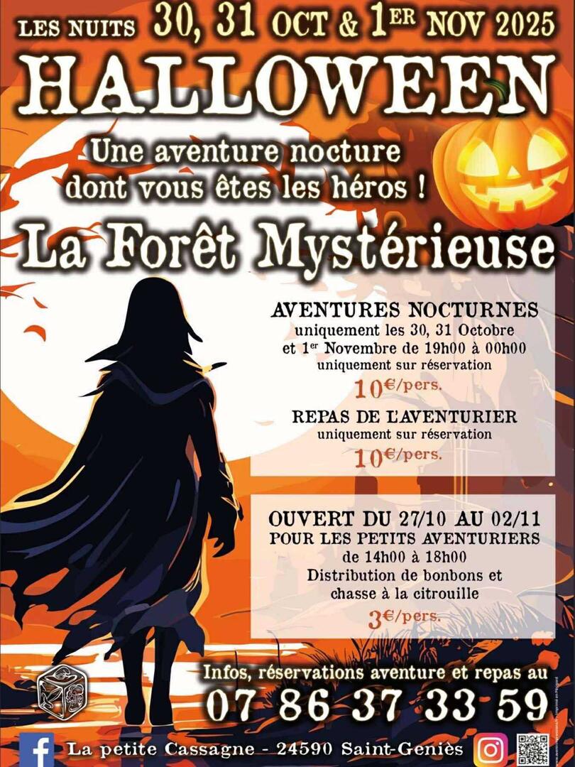 La forêt mystérieuse Halloween