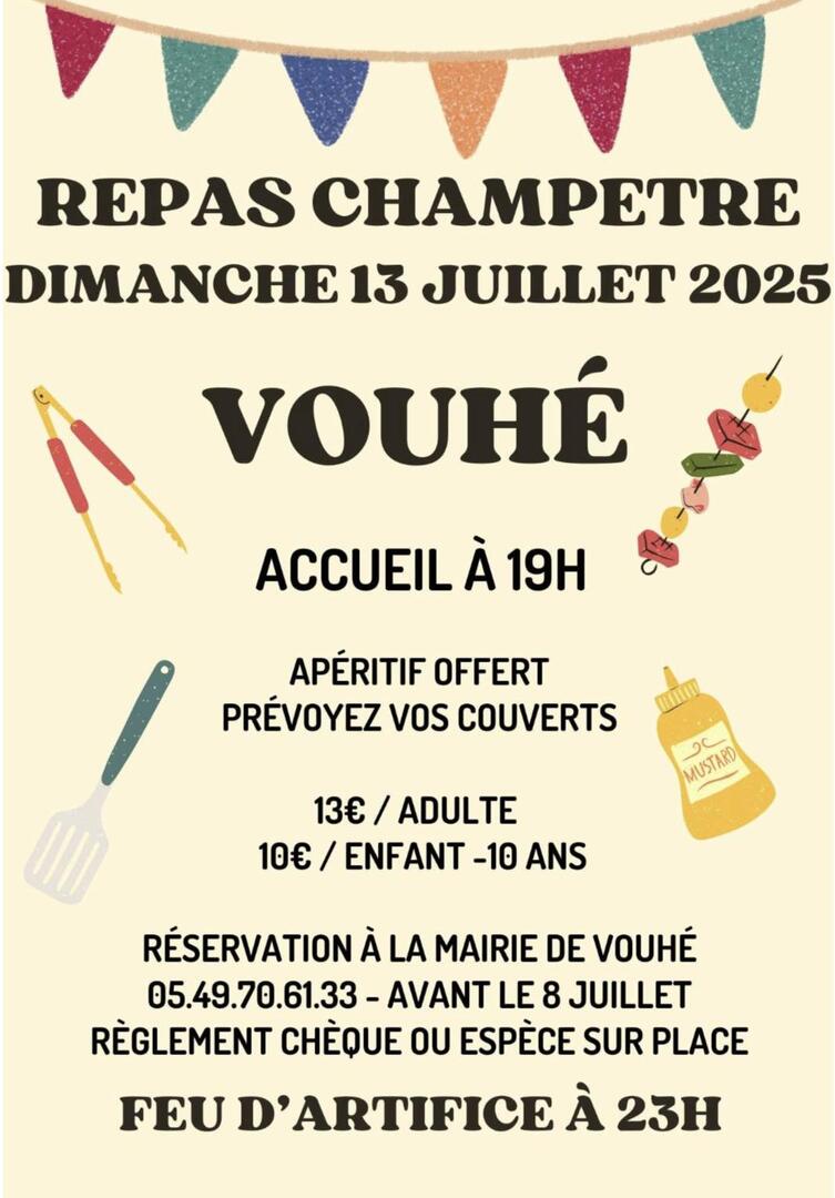 Repas champêtre à Cazoulès