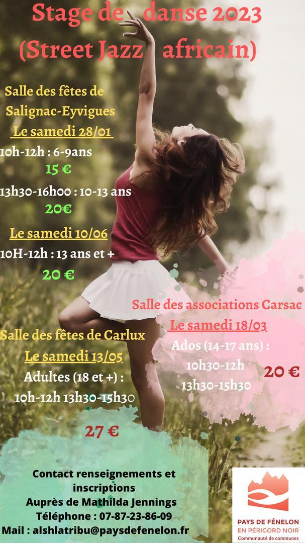 Stage de danse Street Jazz Africain