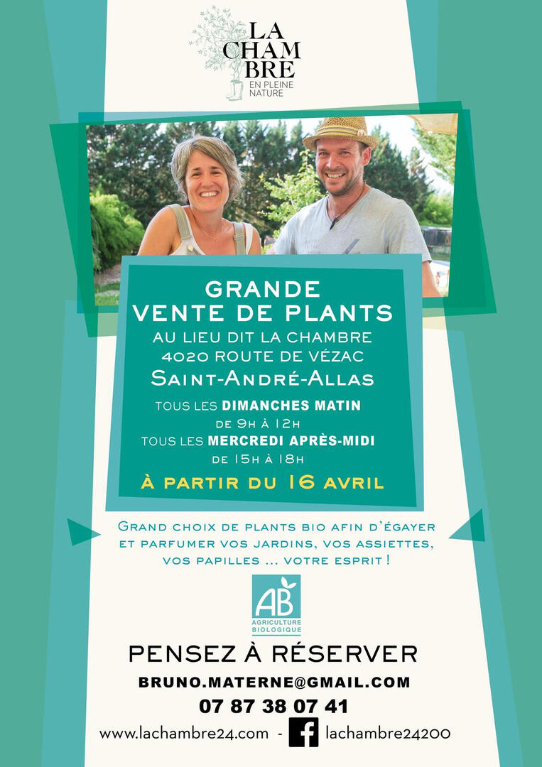 Grande vente de plants