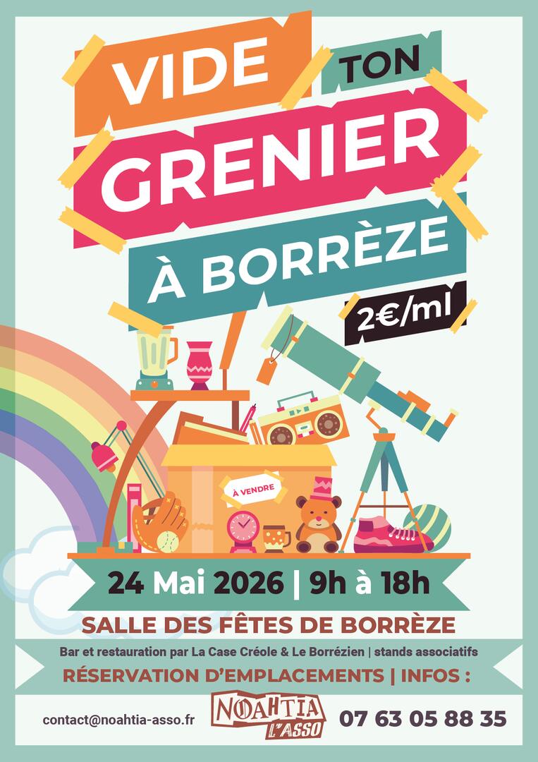 Vide Grenier 24 Mai BORREZE