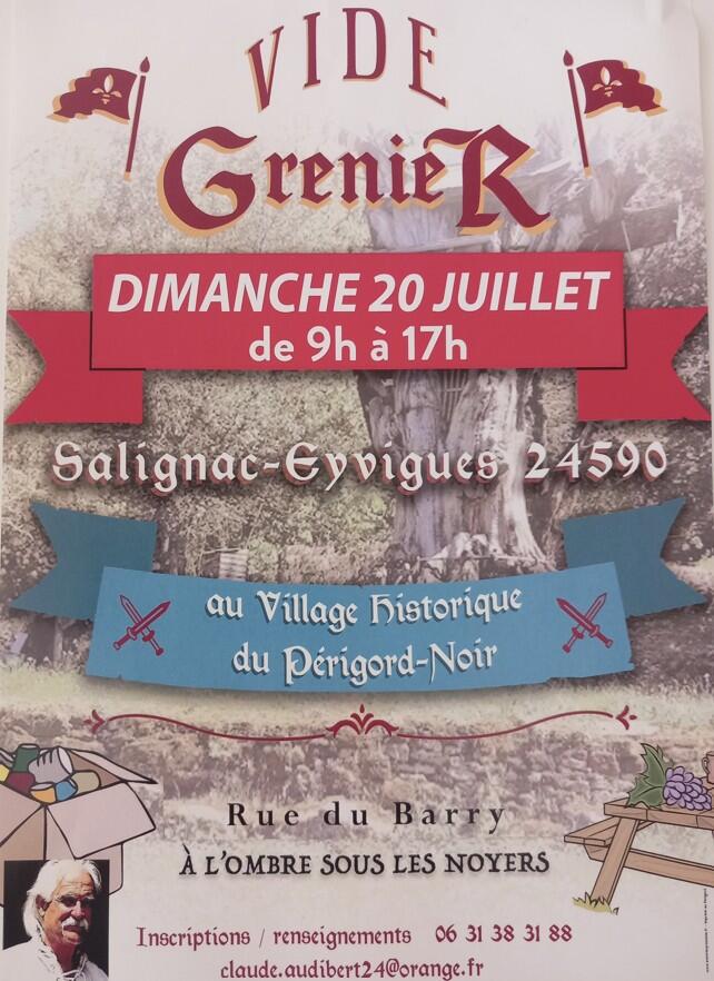 Vide grenier village historique du PN 20-07