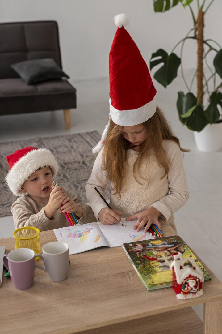 beau-frere-soeur-concept-noel