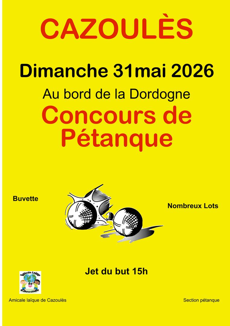 Cazoules petanque
