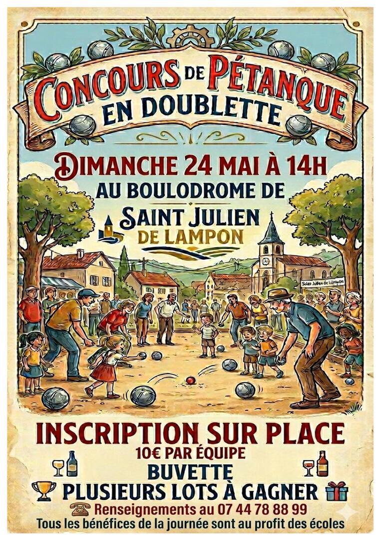 Concours de pétanque