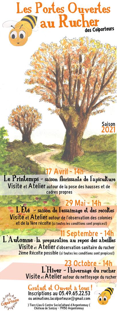 les portes ouvertes au rucher