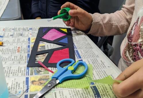 papier vitrail