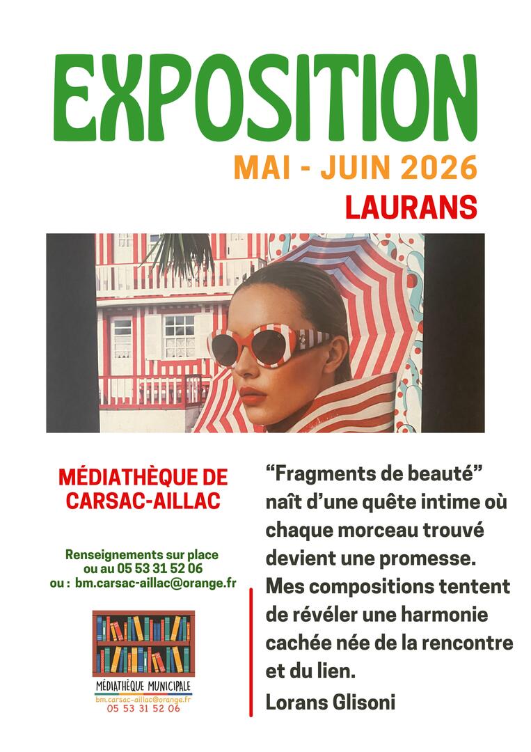 [EXPO COLLAGES FRAGMENTS DE BEAUTÉ Exposition de tableaux par LAURANS
