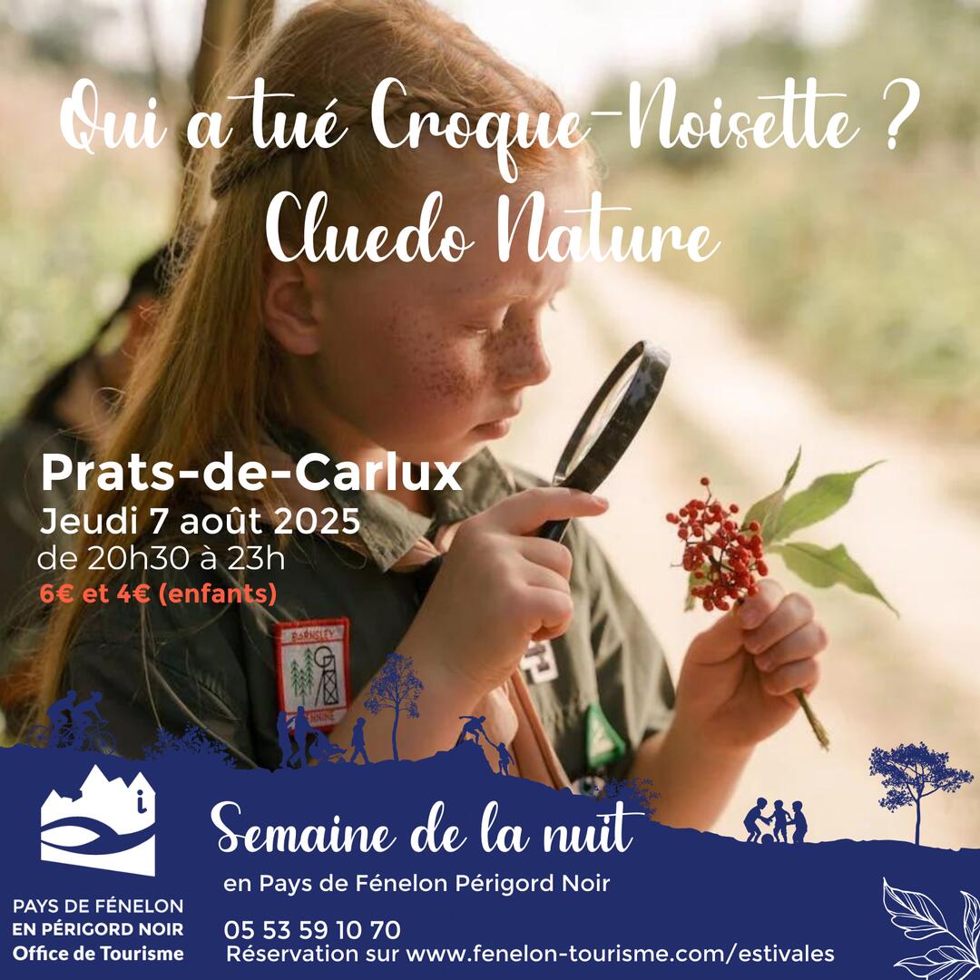 Visuels Estivales 2025 - 07/08 CLUEDO NATURE
