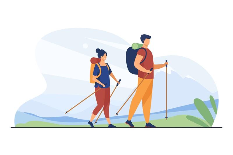 Couple-walking-outdoors