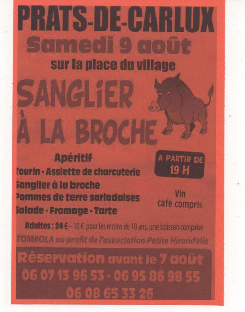 Soirée Sanglier à la Broche