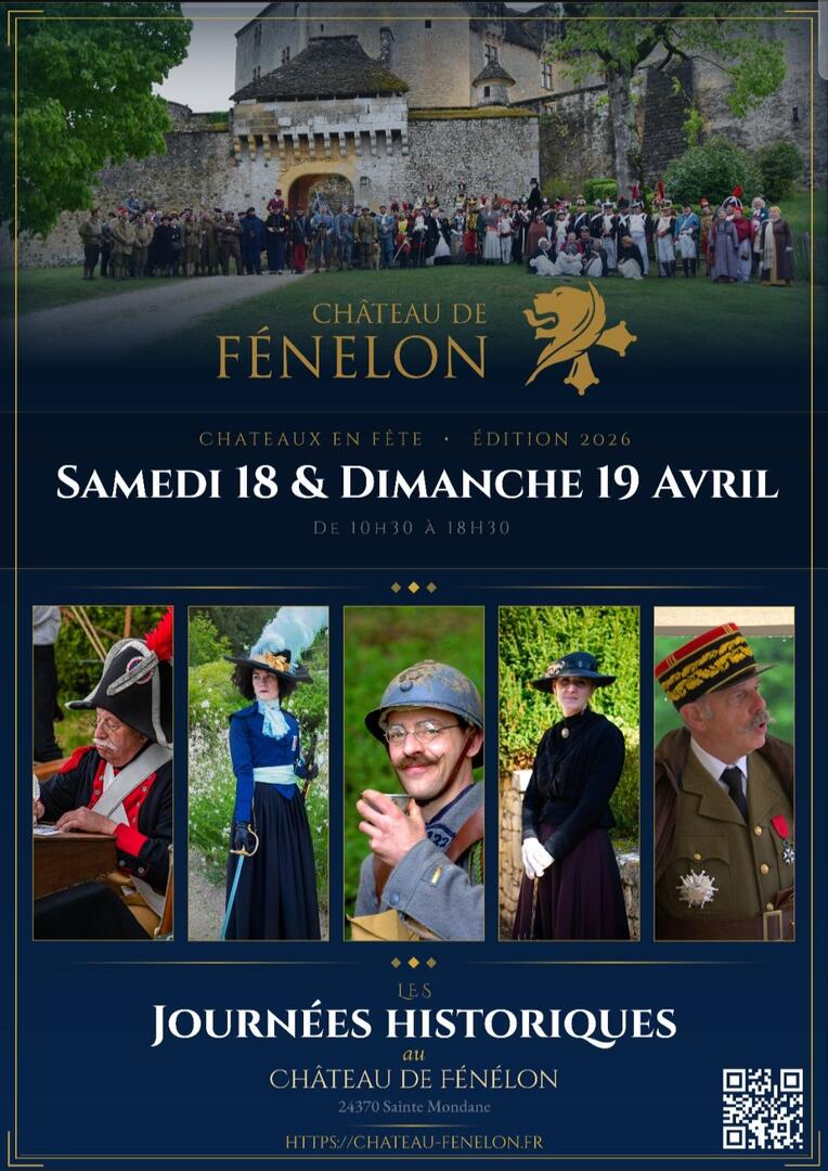 journées historiques au Château de Fénelon