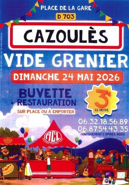 Vide grenier Cazoulès