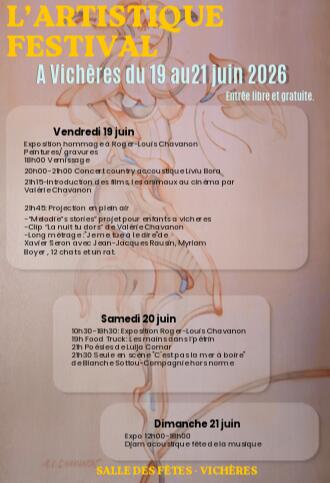 19 au 21-06 Artistique festival Vichères