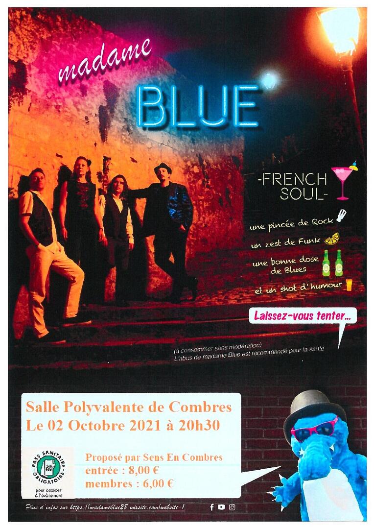 Madame Blue concert Combre - T